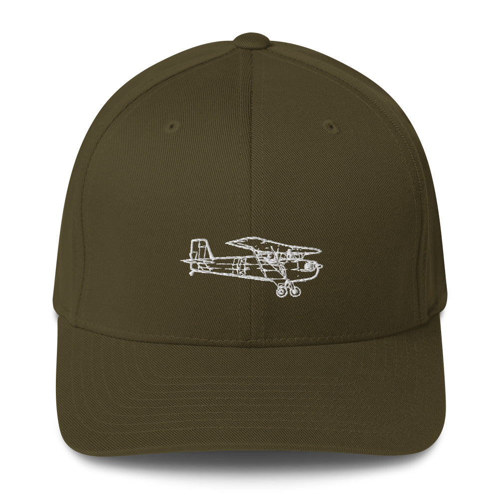 Sporty Homebuilt Baby Ace 2 Embroidered Hat
