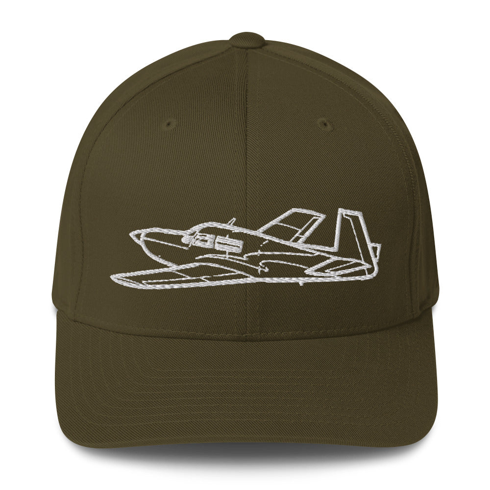 Mooney M20J 'Missile' Embroidered Hat