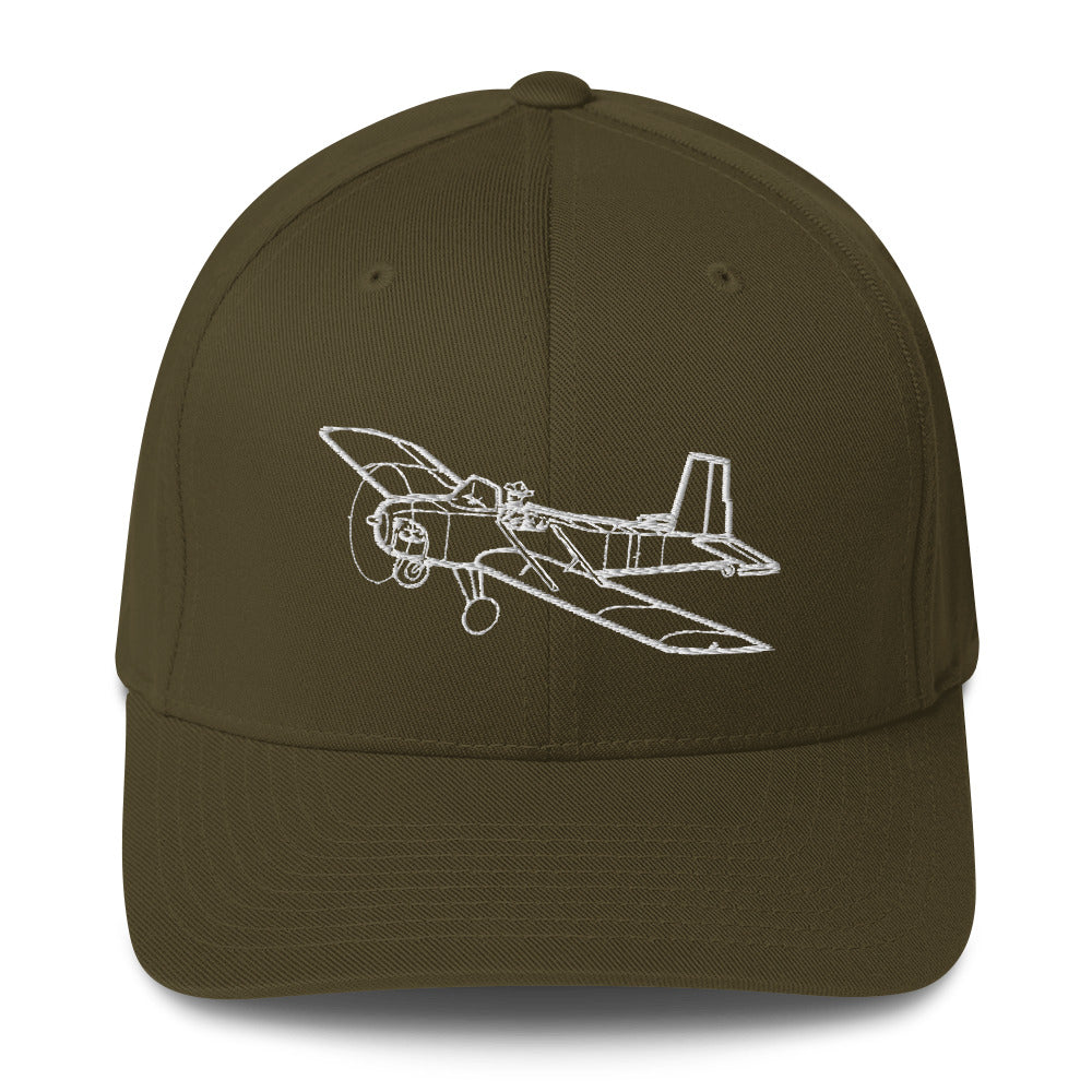 Volksplane Homebuilt Sport Aircraft Embroidered Hat