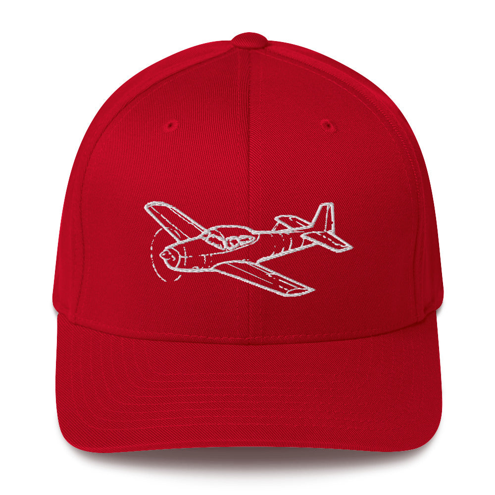 Classic Navion Light Aircraft Embroidered Hat