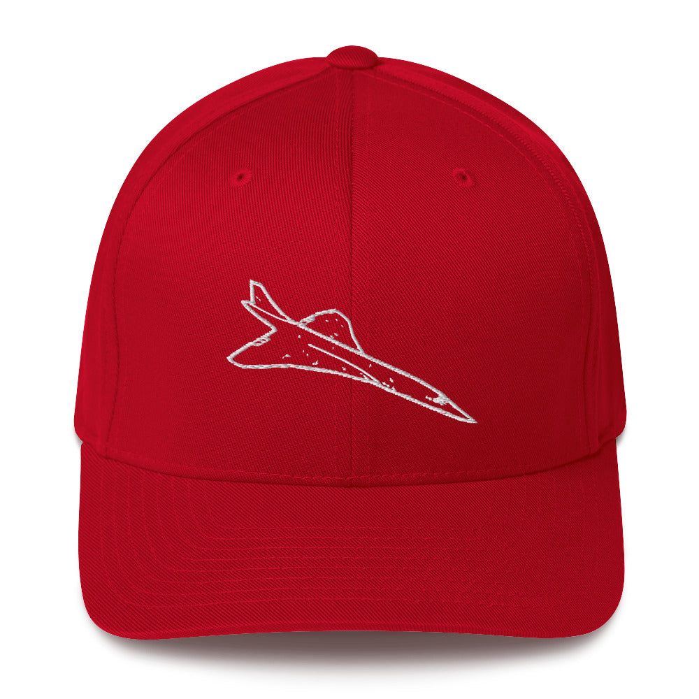 Concorde Supersonic Airliner Embroidered Hat