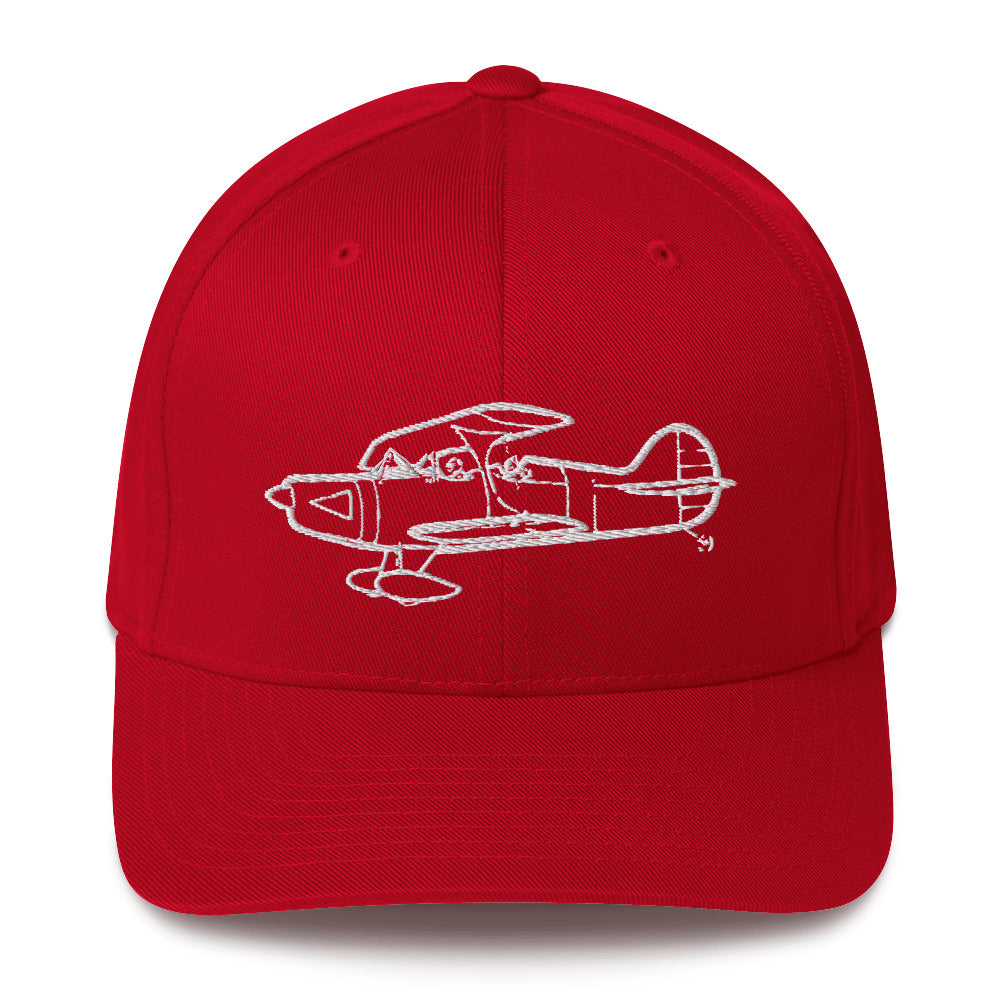 High-Performance Skybolt Biplane Embroidered Hat