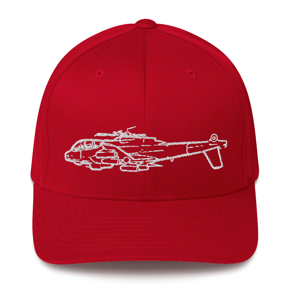 Lockheed AH-56 Cheyenne Attack Helicopter Embroidered Hat