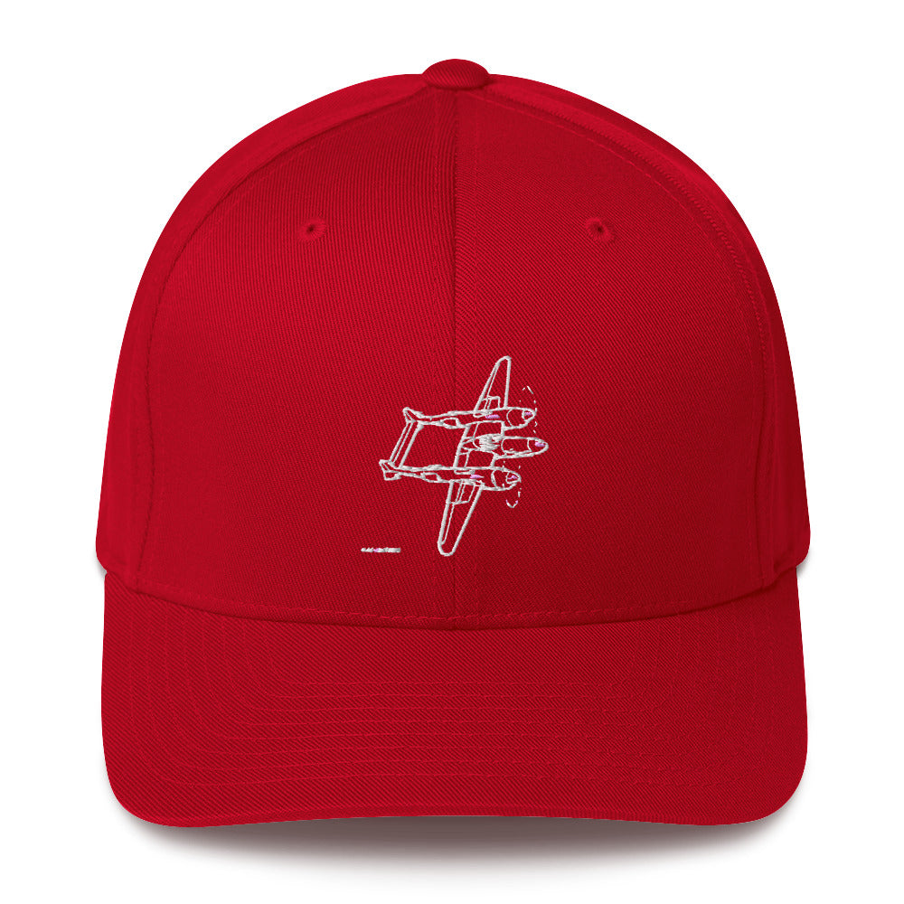 Lockheed P-38 Lightning 5 Embroidered Hat