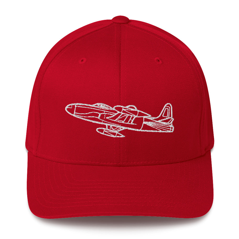 Lockheed P-80 Shooting Star Jet Embroidered Hat