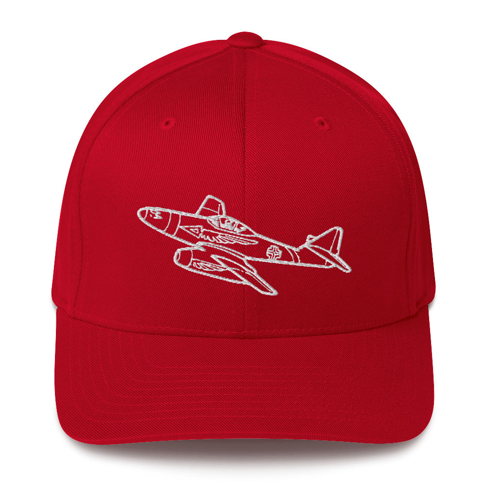 Messerschmitt Me 262 Jet Fighter Embroidered Hat