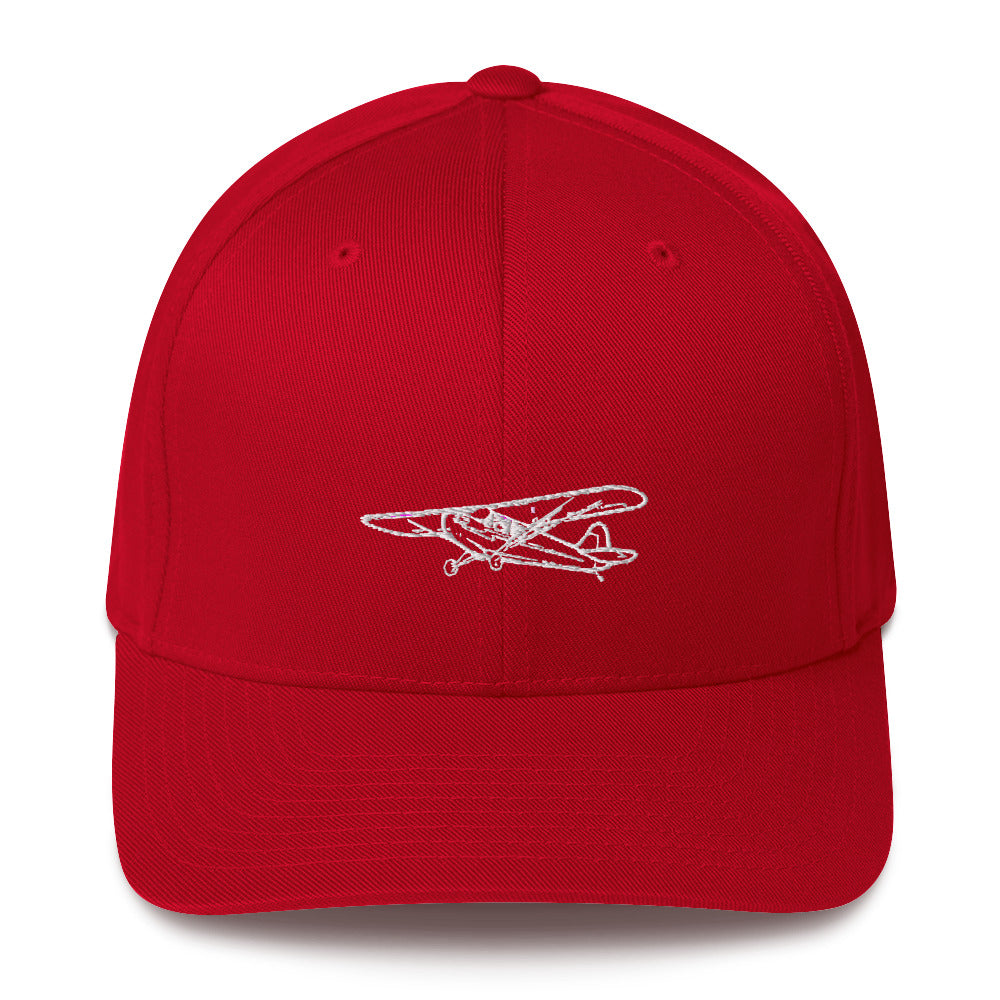 Piper J-3 Cub Light Aircraft Embroidered Hat