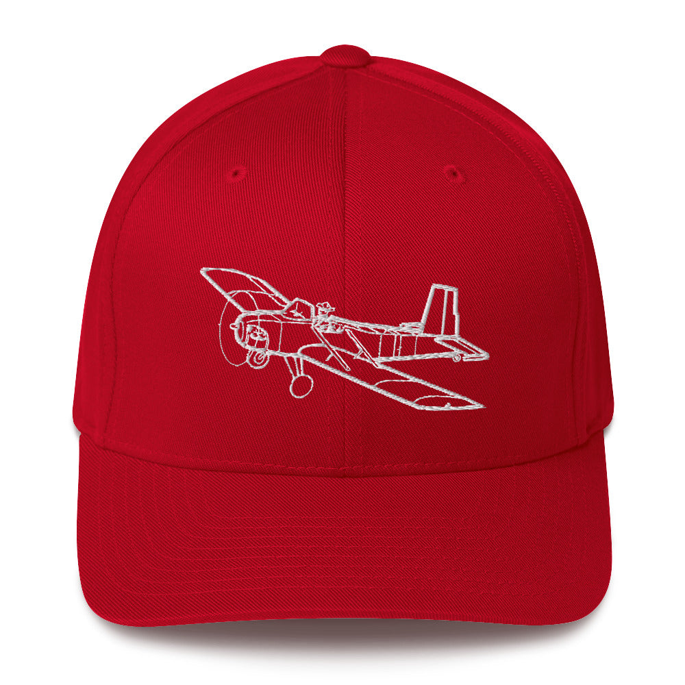Volksplane Homebuilt Sport Aircraft Embroidered Hat