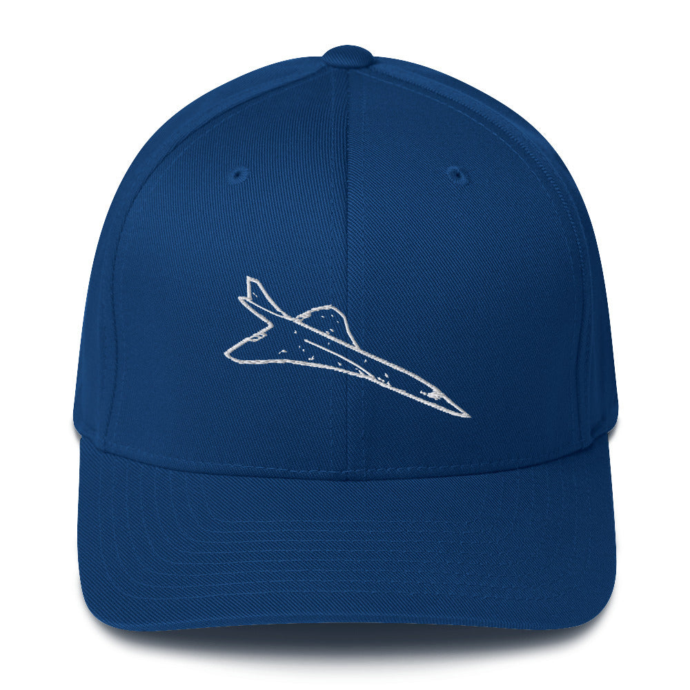 Concorde Supersonic Airliner Embroidered Hat