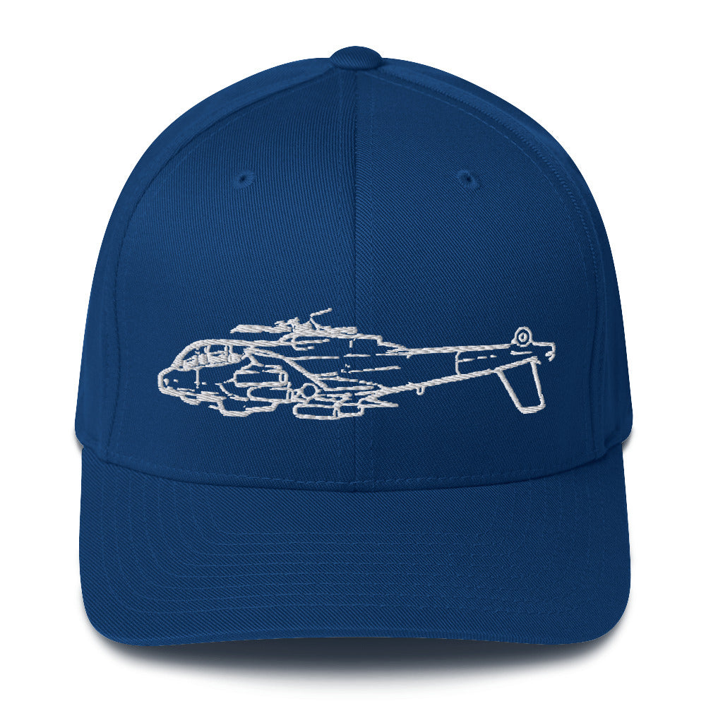 Lockheed AH-56 Cheyenne Attack Helicopter Embroidered Hat