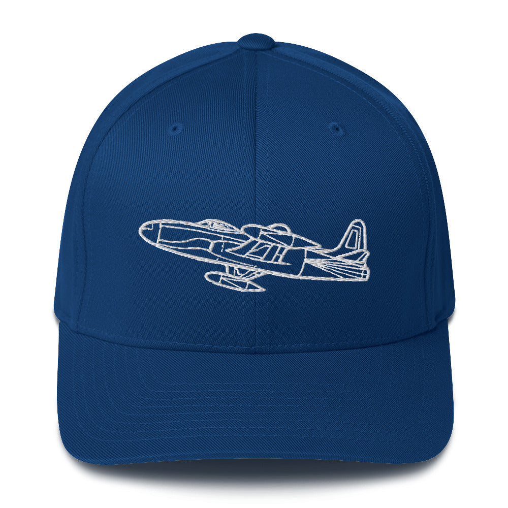Lockheed P-80 Shooting Star Jet Embroidered Hat