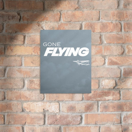 Gone Flying Metal Print - 8"x10"