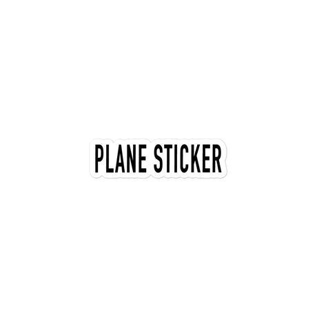 Plane Sticker