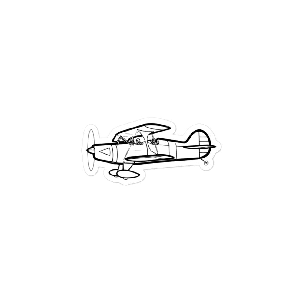 High-Performance Skybolt Biplane Stickers
