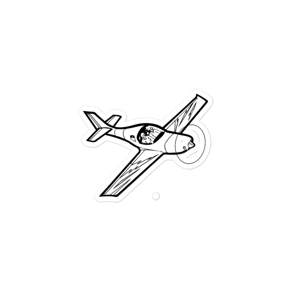 Lancair 2 High-Performance Aircraft 2 Sickers