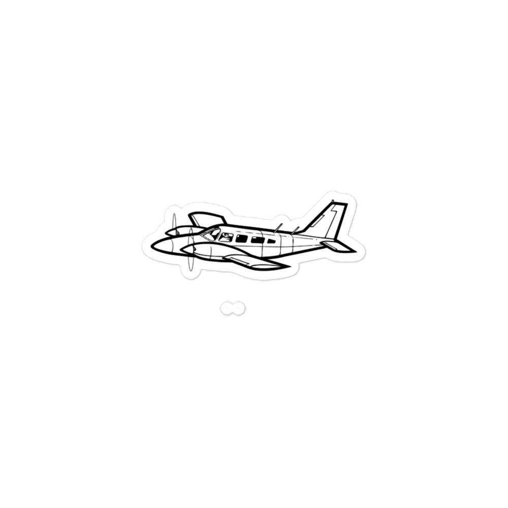 Piper Seneca II Twin-Engine Marvel Stickers