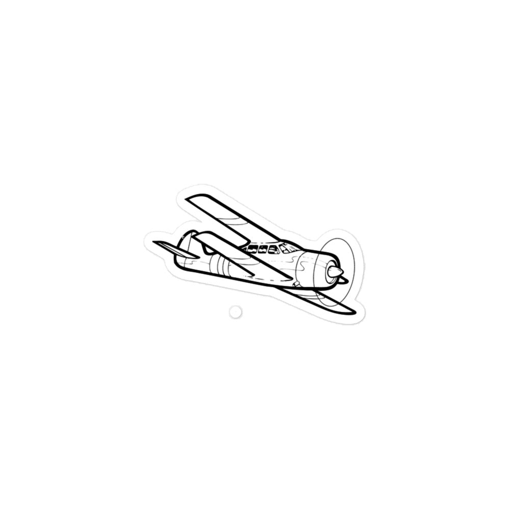 Rutan Lionheart Retro Innovator Stickers