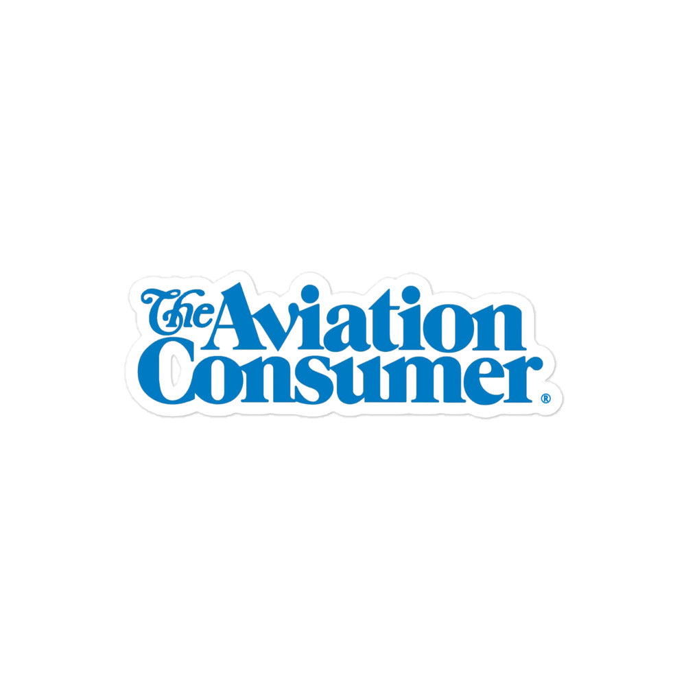 The Aviation Consumer Sticker