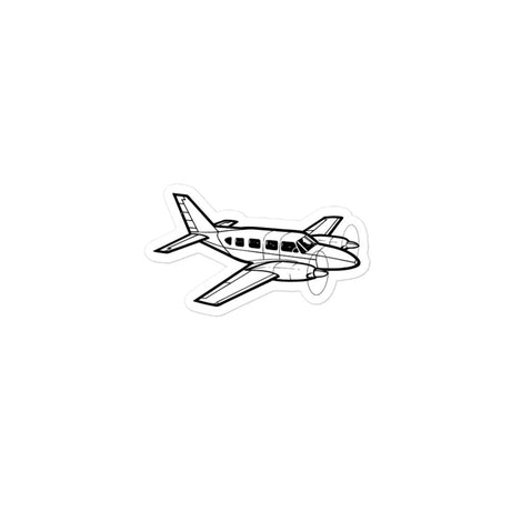 Piper Navajo PA-31 Powerhouse 2 Stickers