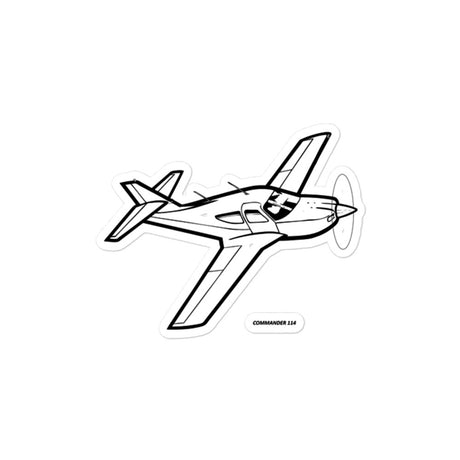 Rockwell Commander 114 Elegance Stickers