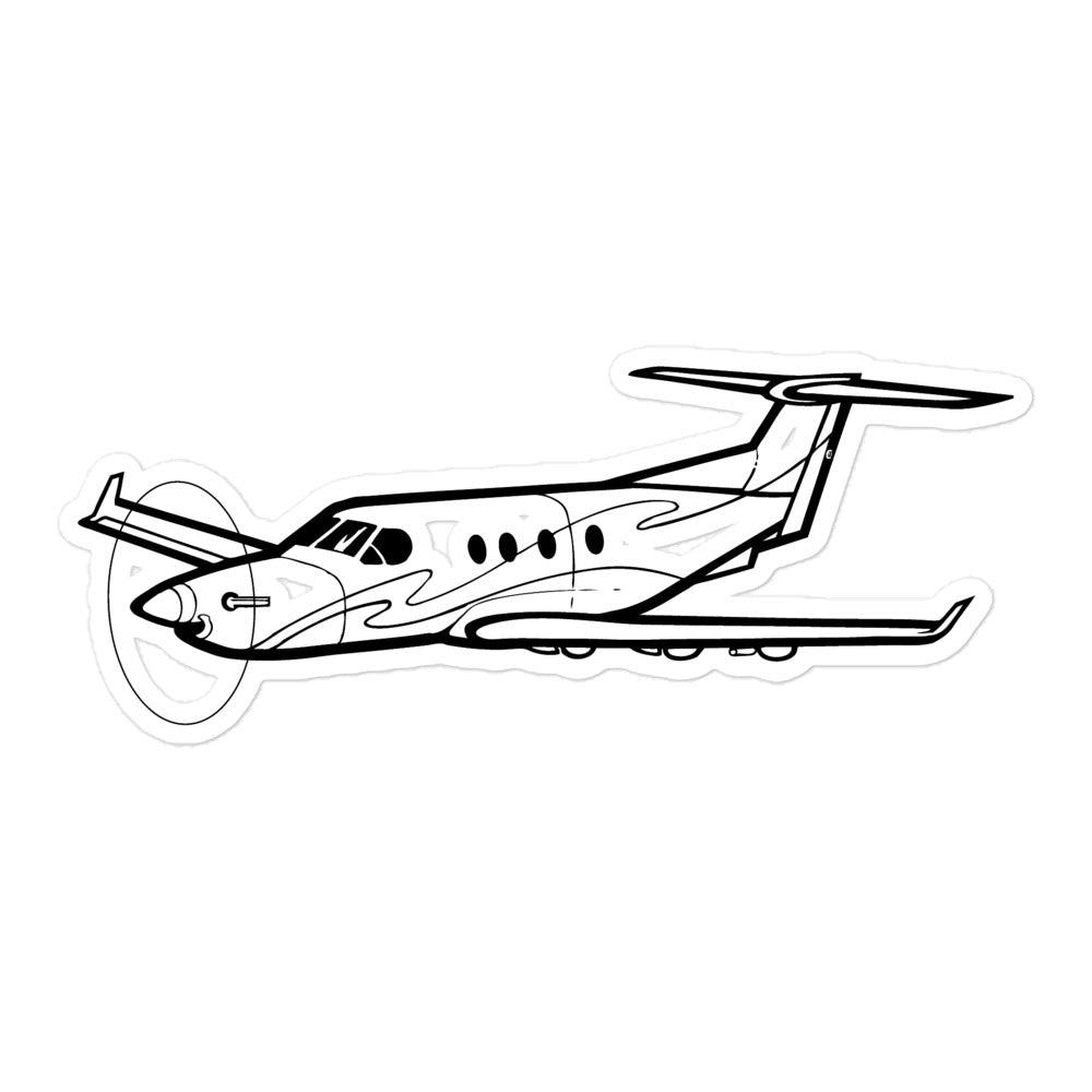 Pilatus PC-12 Versatility King 2 Sticker