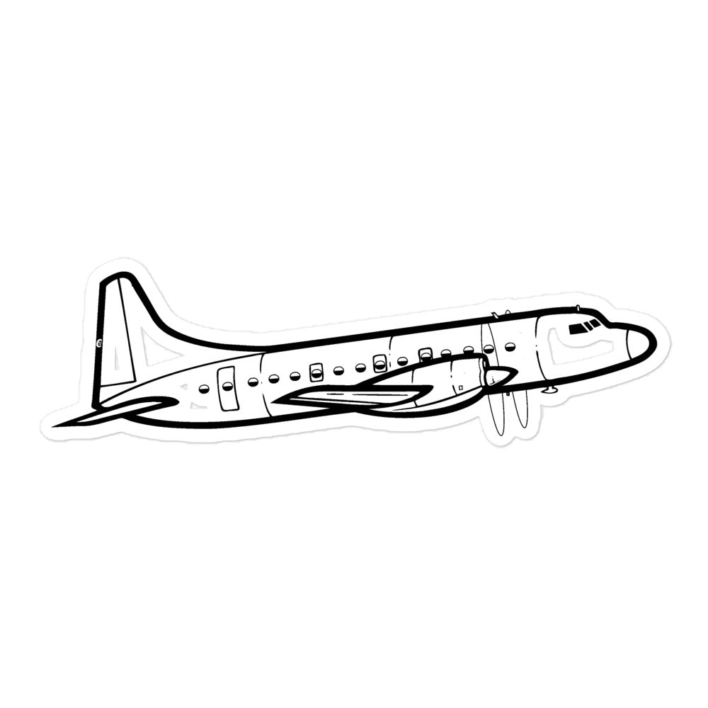 Convair 580 Turboprop Airliner 2 Sticker