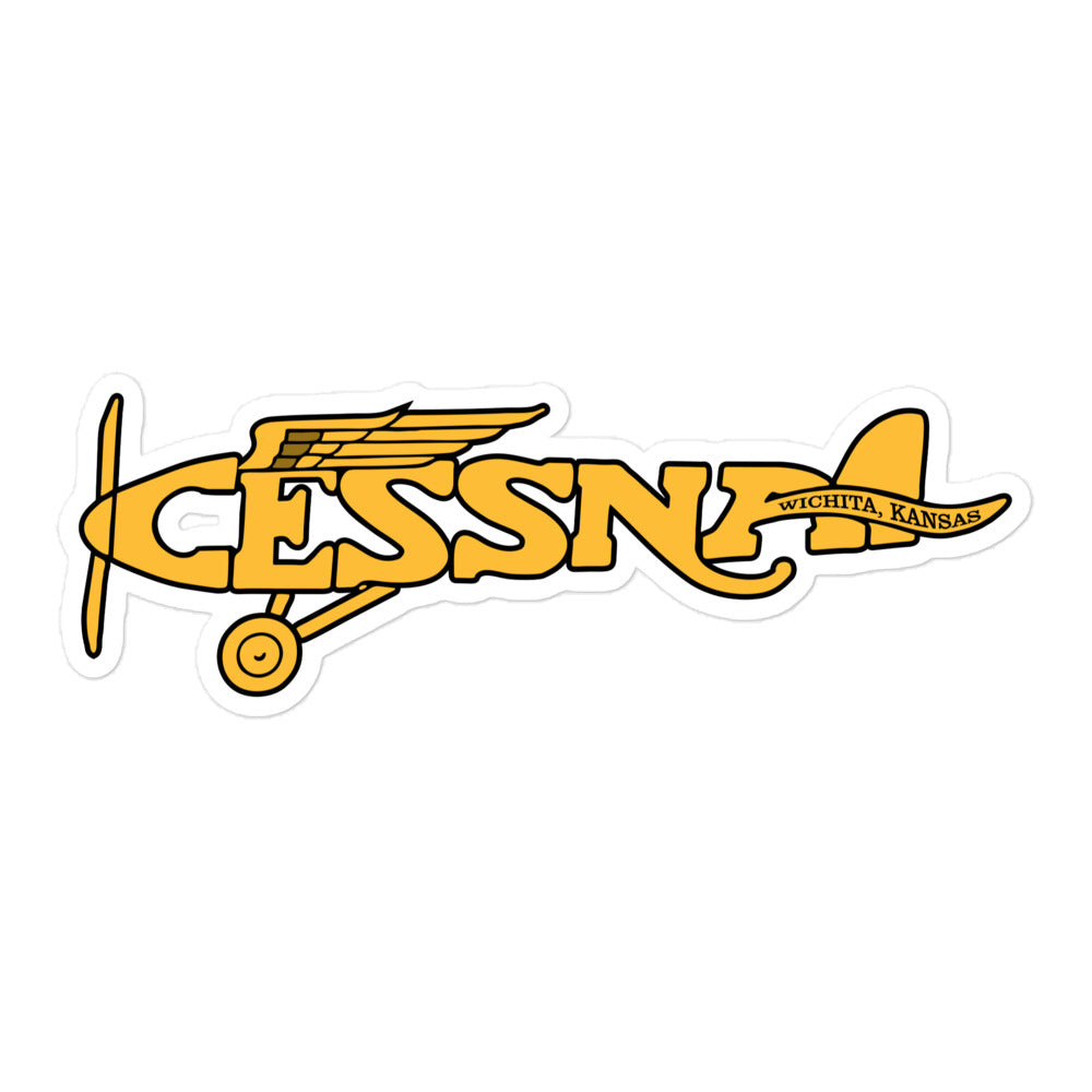 Cessna Vintage Logo Sticker