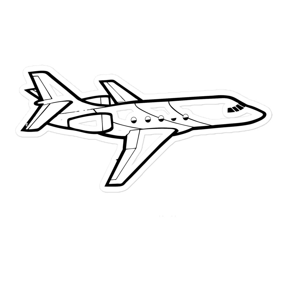 Dassault Falcon 20 Business Jet Sticker