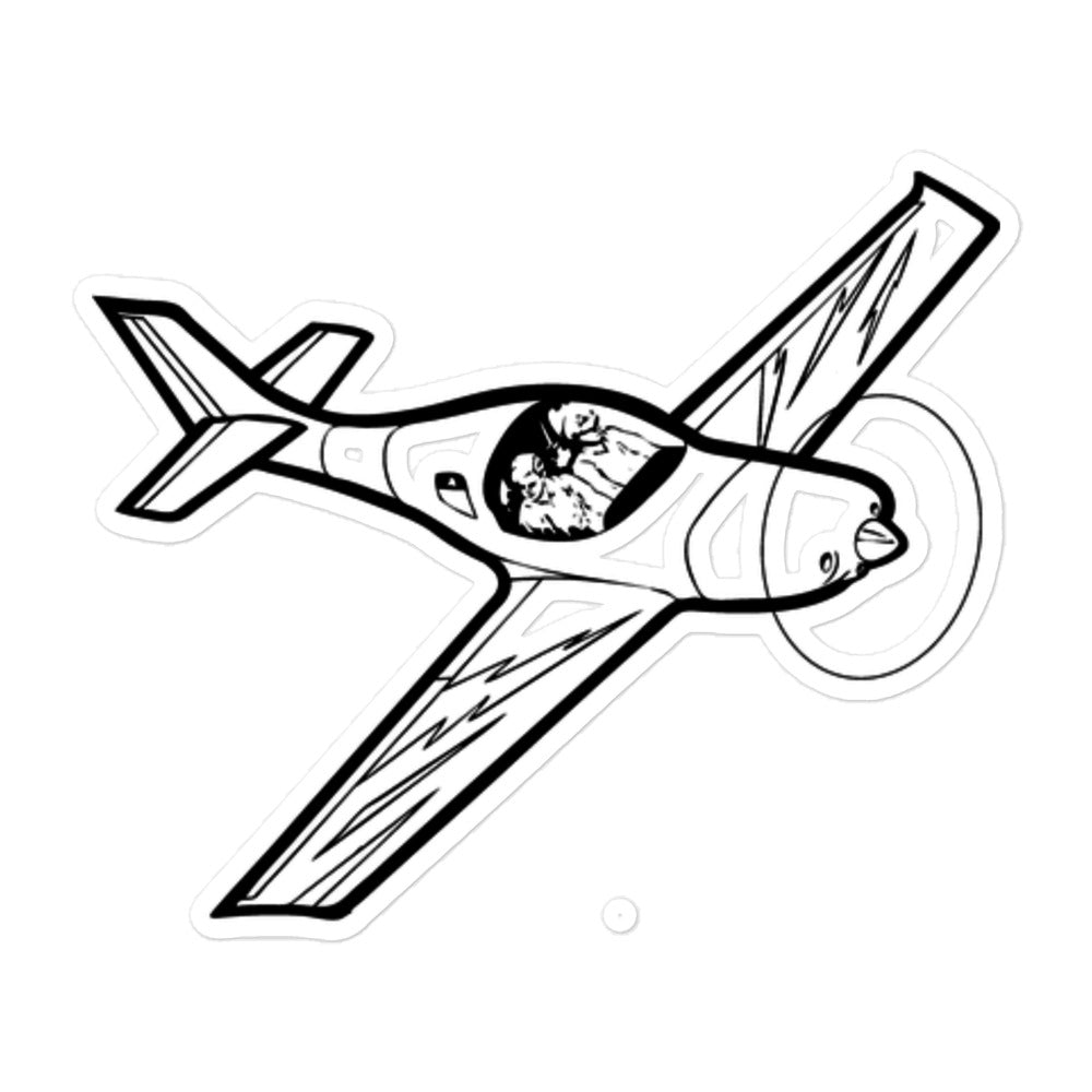 Lancair 2 High-Performance Aircraft 2 Sickers