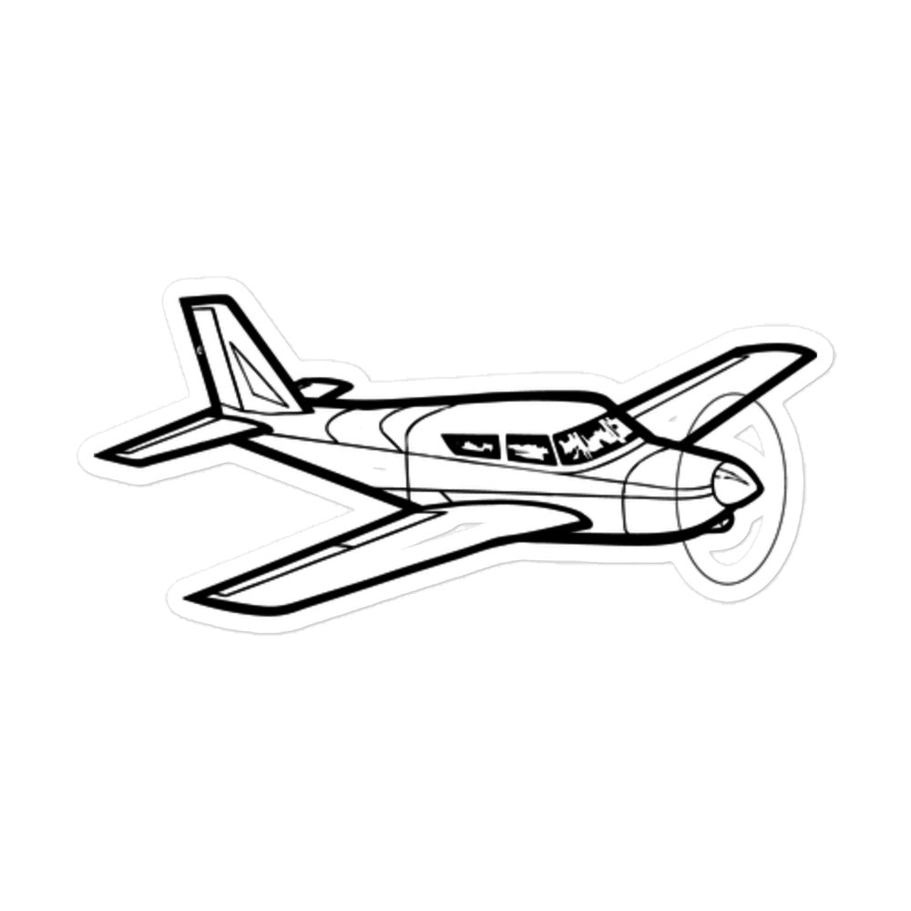 Piper Comanche Classic Stickers
