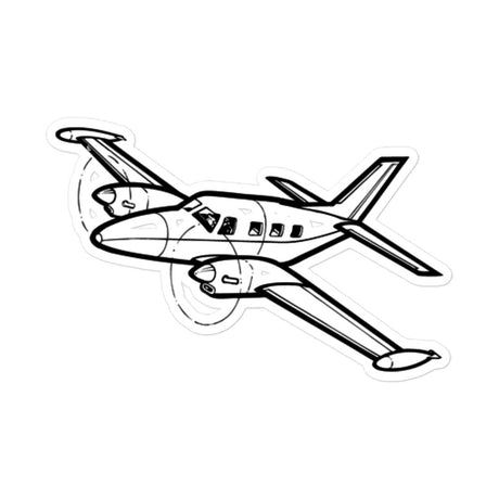Piper PA-31 Cheyenne Powerhouse Stickers