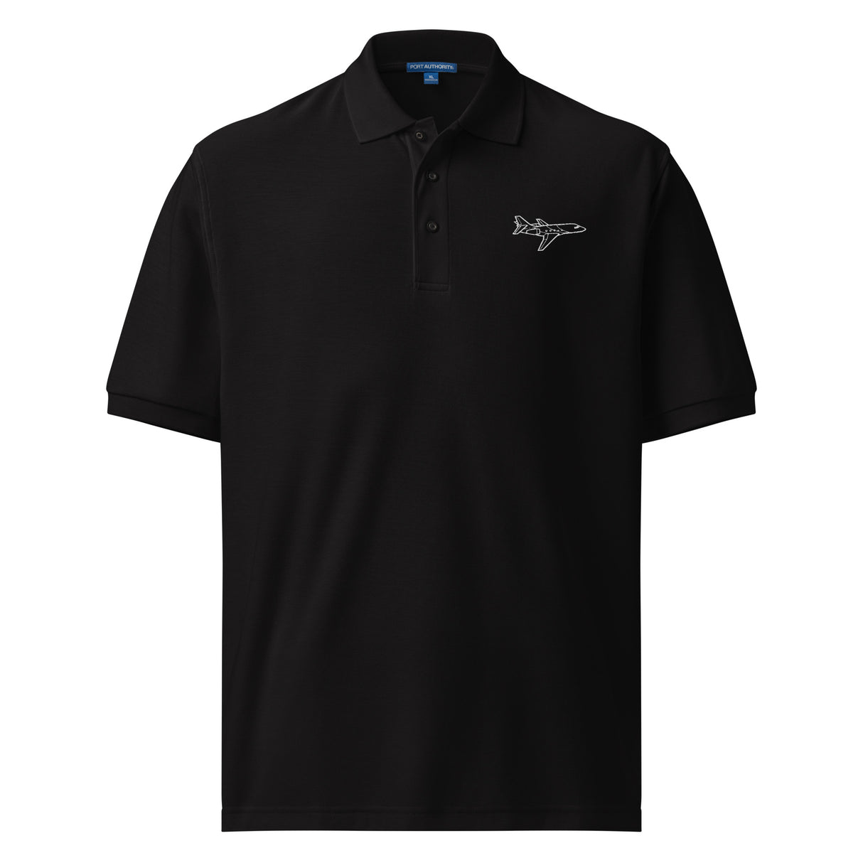 Dassault Falcon 20 Business Jet Embroidered Polo