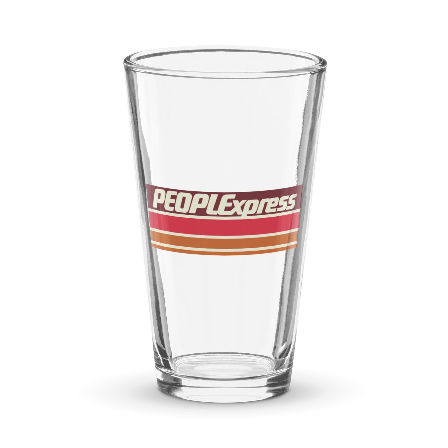 PEOPLExpress Airlines Pint Glass