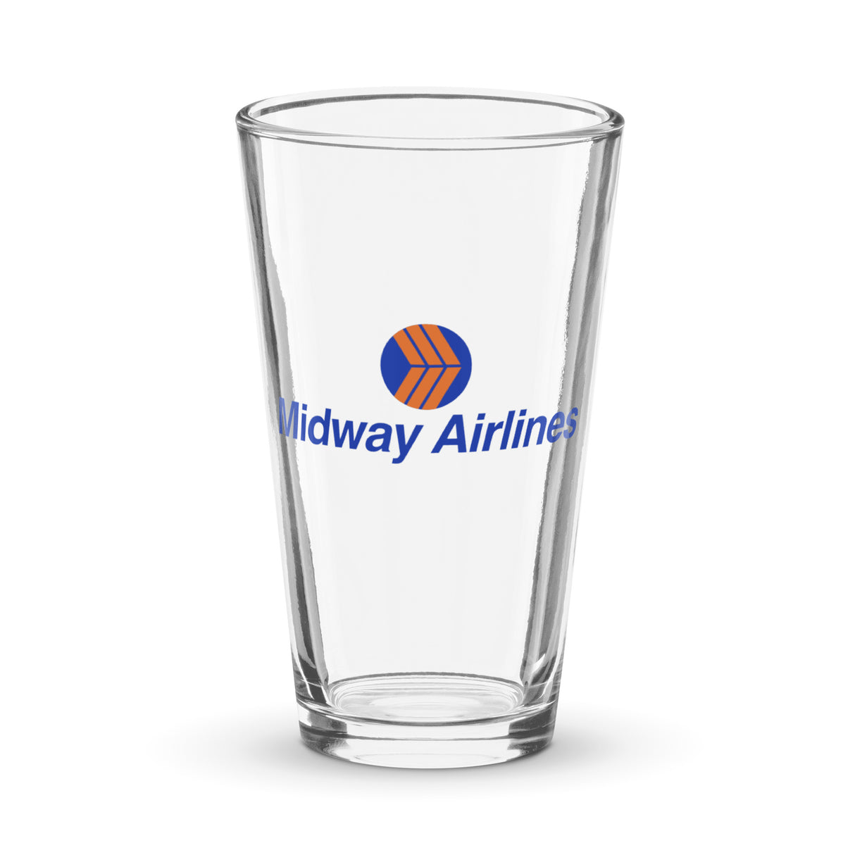 Midway Airlines Pint Glass