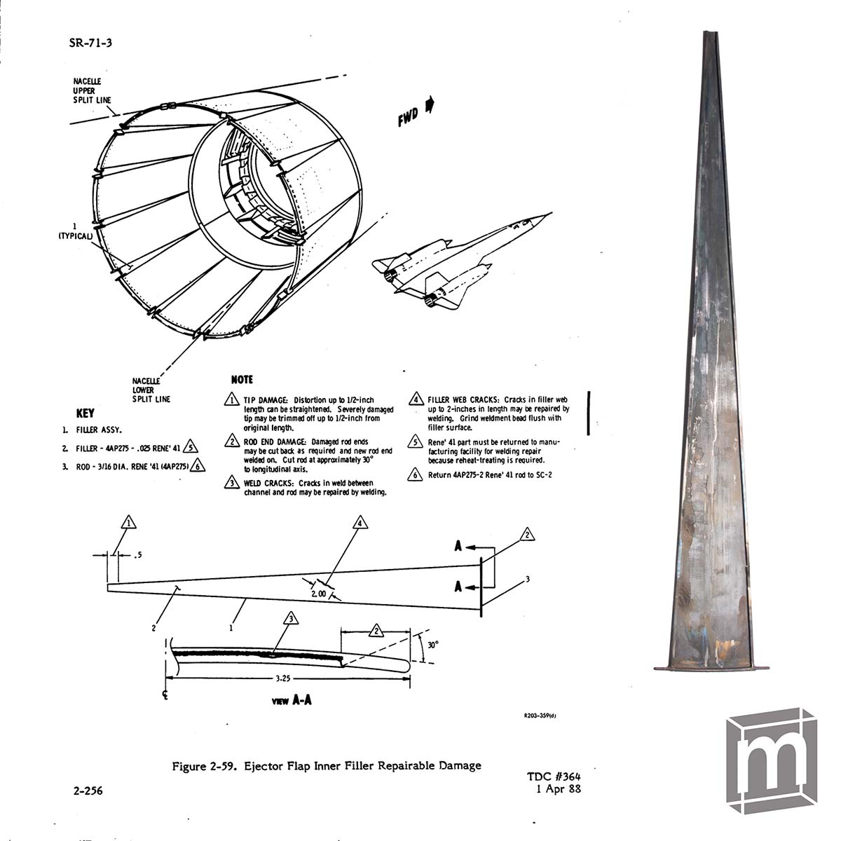SR-71 Blackbird Fragment