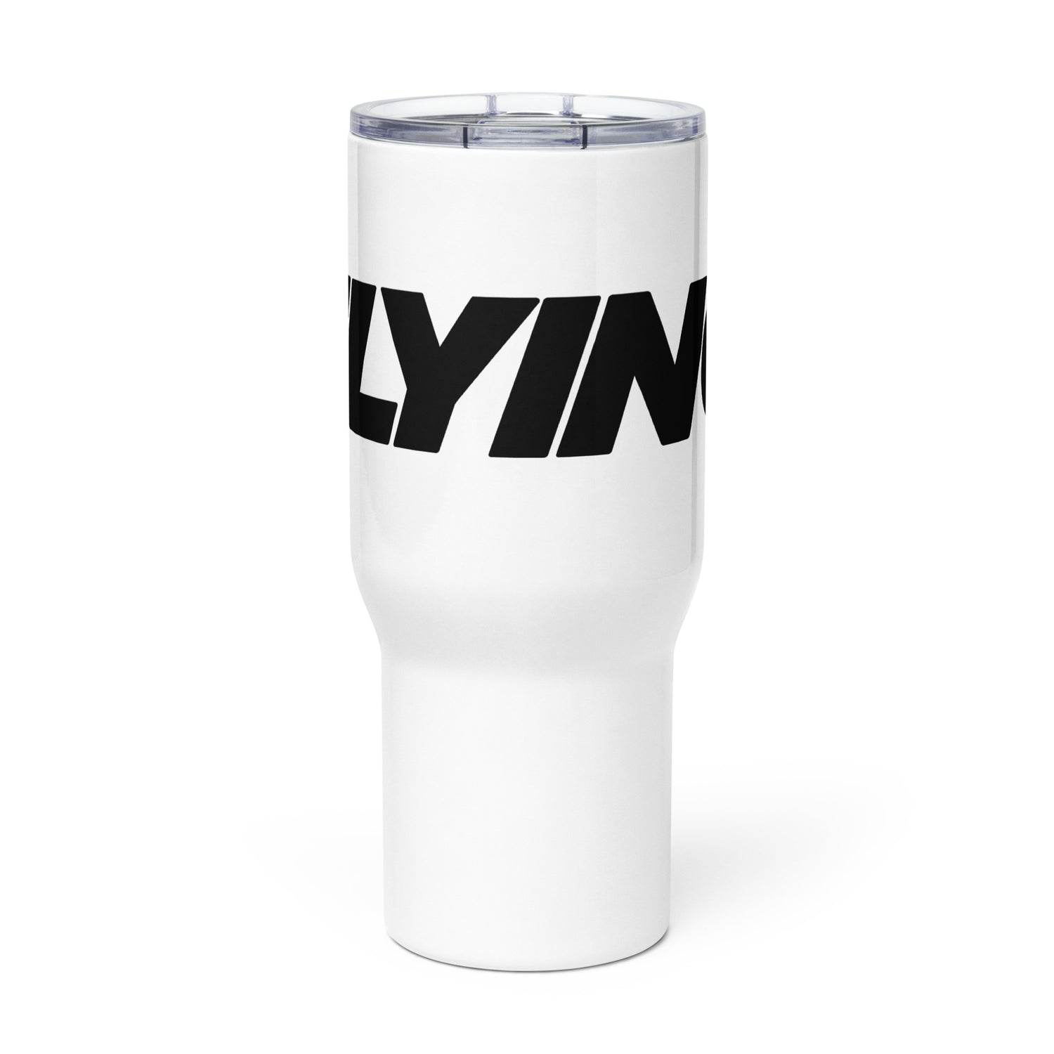 FLYING travel mug with a handle