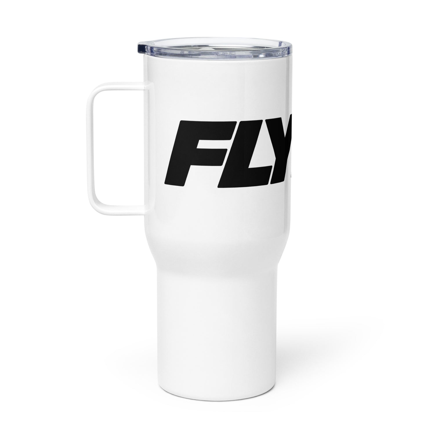 FLYING travel mug with a handle