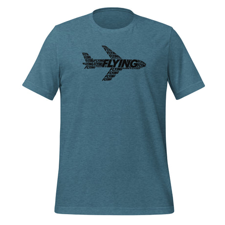 FLYING Word Art Plane Tee