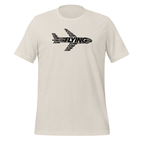FLYING Word Art Plane Tee