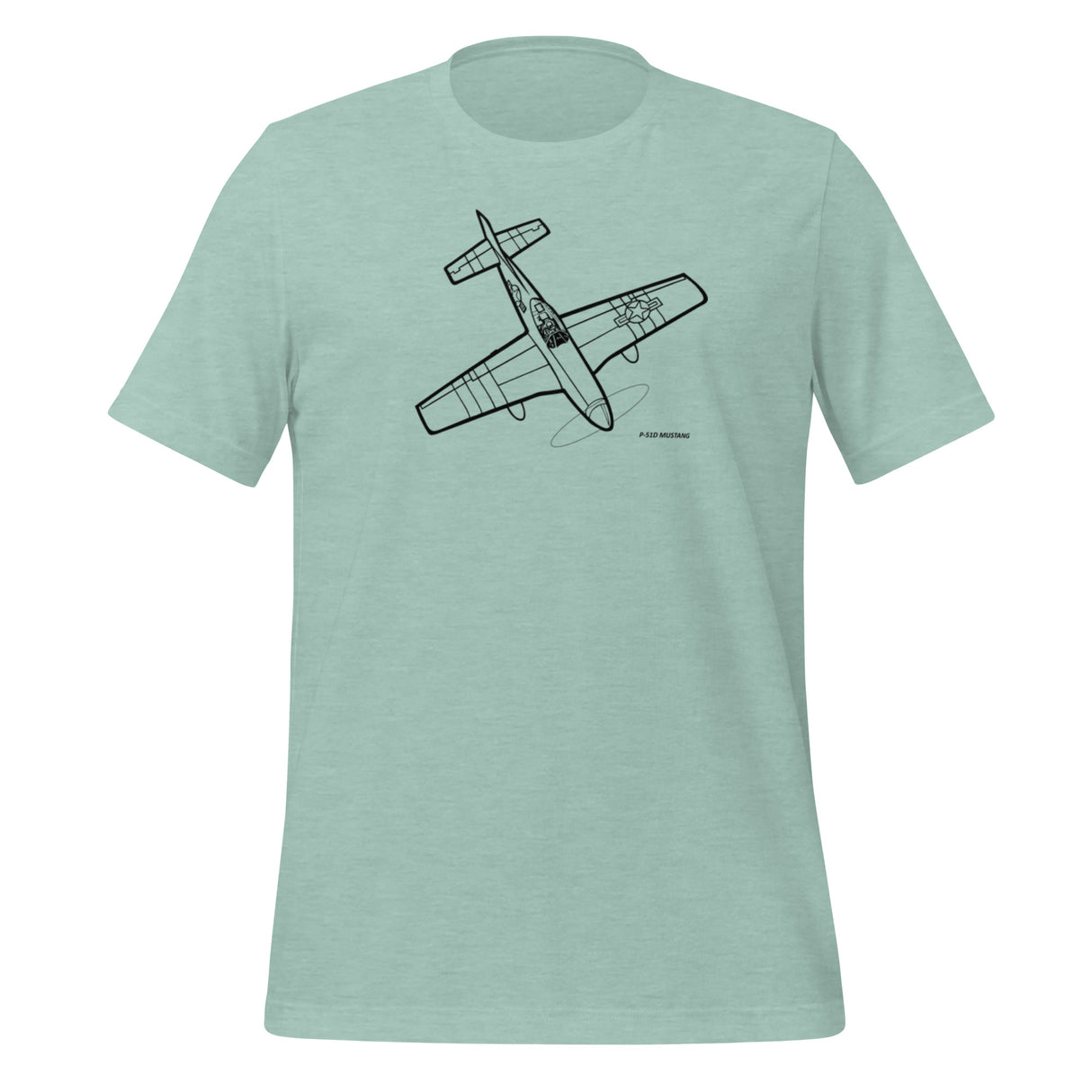 North American P-51D Mustang 4 Tee