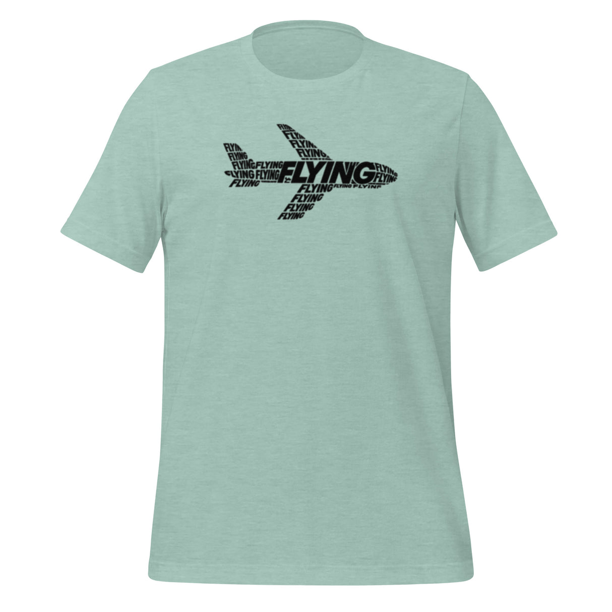 FLYING Word Art Plane Tee