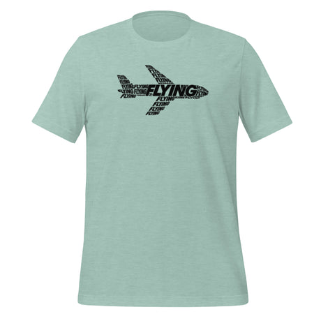 FLYING Word Art Plane Tee