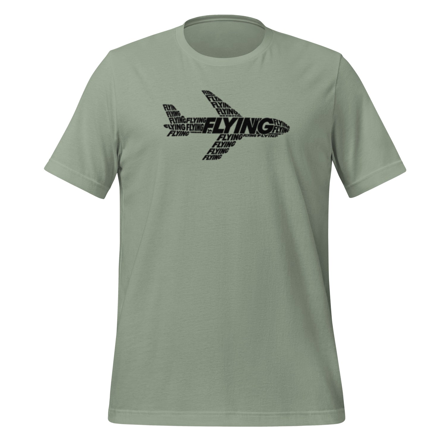 FLYING Word Art Plane Tee