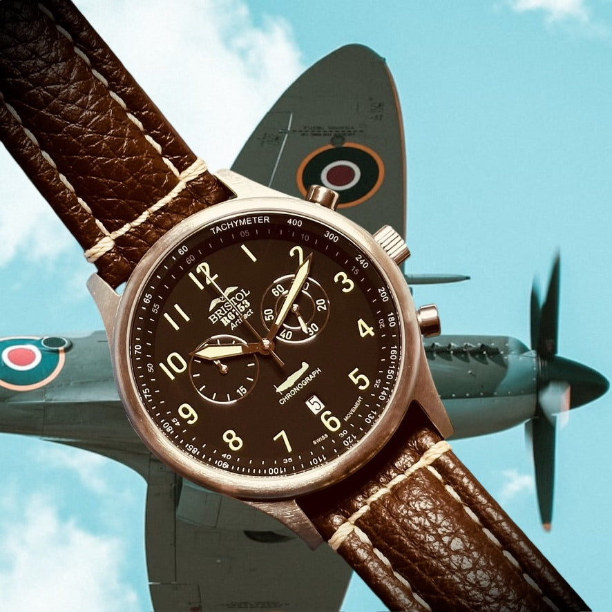 Spitfire R6753 Tribute Watch - Black Dial