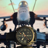 F-18 Hornet Tribute Watch - Black Dial