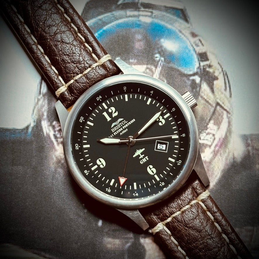 B-17 Tribute Watch - Black Dial