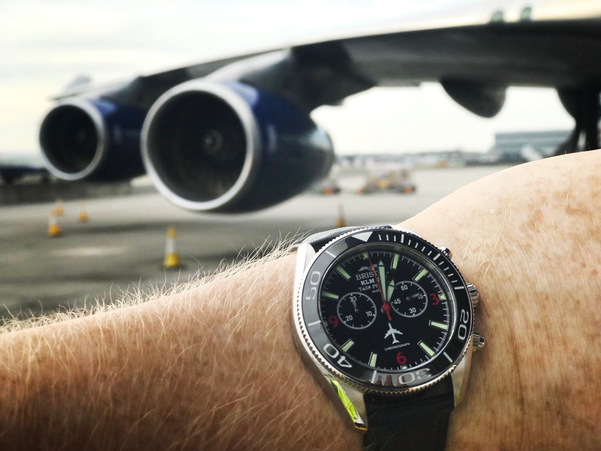 747 Tribute Watch - Black Dial
