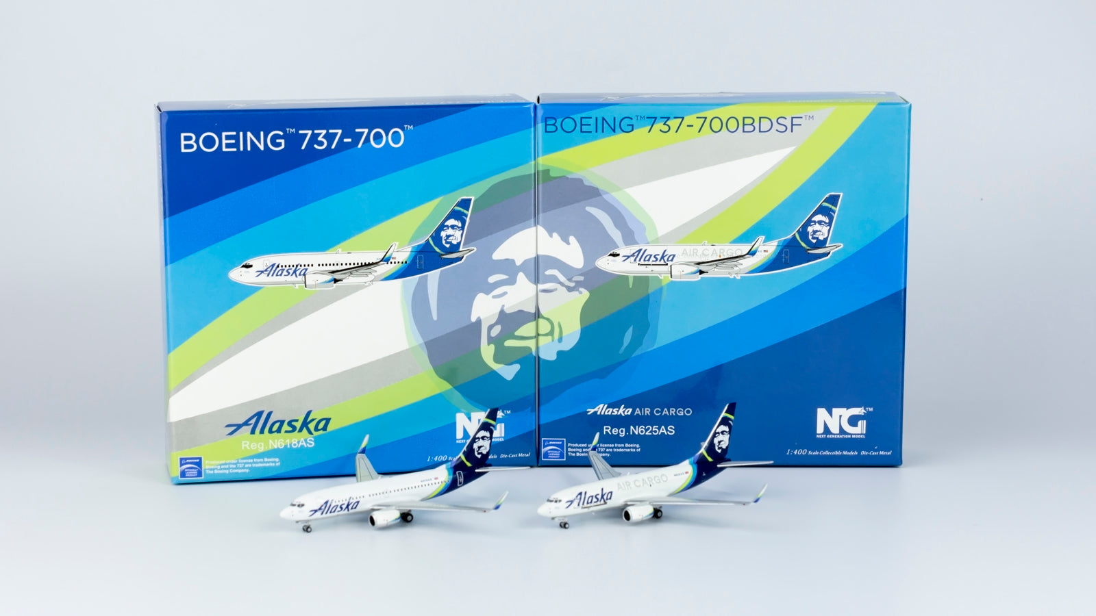 1/400 Alaska Air Cargo B 737-700/w NG Models 77018 – The Flying Shop