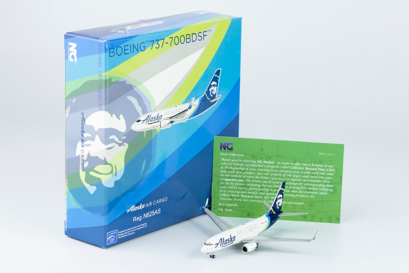 1/400 Alaska Air Cargo B 737-700/w NG Models 77018 – The Flying Shop