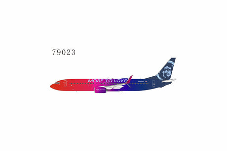 * 1/400 Alaska Airlines 737-900ER/w N493AS (More To Love cs; with scimitar winglets) NG 79023